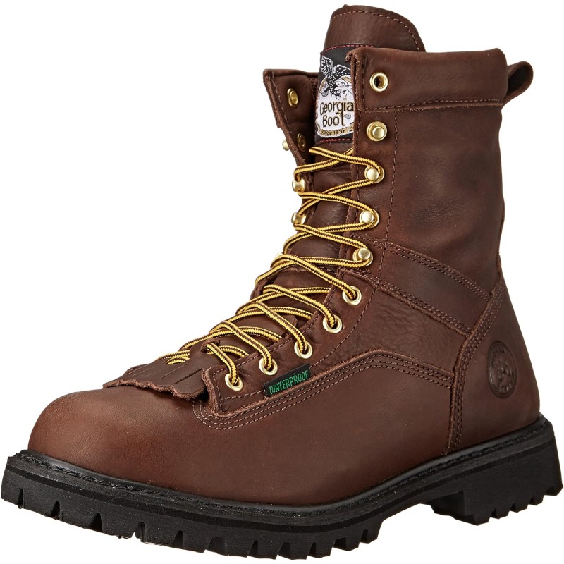 Georgia Boot Men’s Georgia Logger Boot Work Shoe(Chocolate) - Georgia Boot